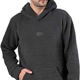 rigo Oversized Sherpa Sweatshirt for Men | Winter Wear Stylish Sweatshirts for Men | Full Sleeves Sweatshirt for Men-picture-13