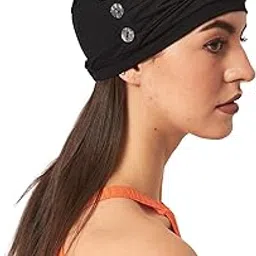 The Headscarves Women's Bamboo Viscose Mother of Pearl Cap (HS123_Multicolor)-picture-53