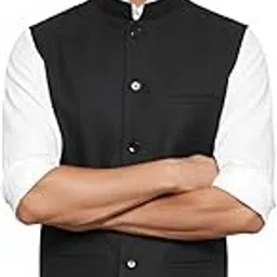 rocksy Nehru Jacket, Bandi Modi Koti for Men, Cotton Waistcoat for All Occasion: Wedding, Diwali, Wedding, Ethnic, Office Party, Formal and casual Look-picture-14