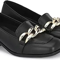 delize woWomen Moccasin with Golden Chain 305-picture-39