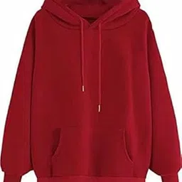 fabitto Solid Fleece Full Sleeves Hooded Neck Front Pocket Casual Winter wear Grey Stylish Regular fit for Men-picture-21