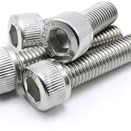 #2-56 UNC Stainless Steel Hex Head Screws Full Thread Knotted Head 100 Pcs-image-64