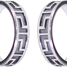 taraash 925 Sterling Silver Adjustable Oxidised Band Toe Ring for Women-picture-20