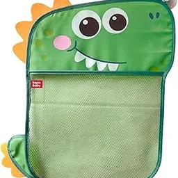 SNOWIE SOFT® Bath Toy Organizer Bag Cartoon Dinosaur Hanging Toy Storage Bag with Suction Cup Hooks, Quick Dry Mesh Storage Bag for Bathroom-picture-13