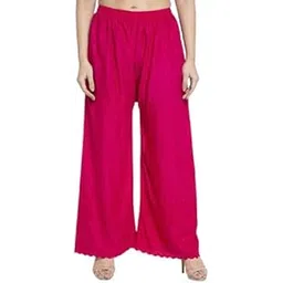 first choice Women's Trendy & Latest Full Chikenkari Embroidery Cotton Palazzo-picture-28