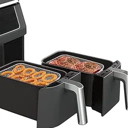 ATORSE™ 3Pcs Air Fryer Racks Layered Multi Layer Nonstick Stackable Fryer Grill Tray Rectangle|Home & Garden|Kitchen Dining & Bar|Small Kitchen Appliances|Fryers-picture-30