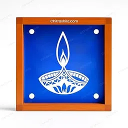 CHITRASHILA® Daily Use Wooden Rangoli Stencil/Sacha | Reusable, Easy to Use Rangoli Template | Ideal for Festivals, Pooja, Home & Entrance Decoration – 5x5 Inches (Creative Diya)-picture-52