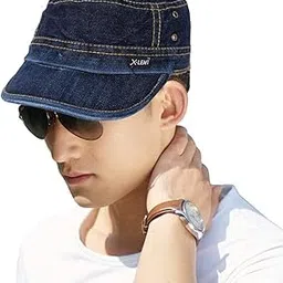 puthak Men and Women Classic Newsboy Cap Jeans Driving Flat Hat Adjustable,Blue - PTHK-1893-picture-42