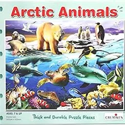 Creative's Arctic Animals Puzzles | Jigsaw Puzzles for Kids | Eye-Hand Coordination | Fun and Challenging Puzzles | 100 Pcs Jigsaw Puzzles | Ages 7 & Up-picture-18