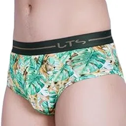 Men’s Wild Tropics Collection Briefs Underwear | Bamboo Fabric Briefs with Microfibre Waistband | Regulat Fit Printed Underwear| Anti-Odour & Anti-Bacterial I Comfort Flex-Pro Tech-image-1