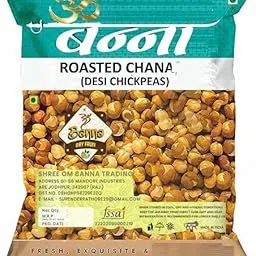 OM BANNA Roasted Chana, Bhuna Chana (Desi Chickpeas) (1kg)-picture-26