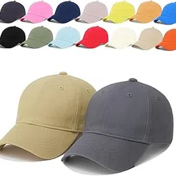 enciger Unisex Cotton Baseball Cap Combo Pack of 2 - Adjustable Classic Sports Cap, Unisex Outdoor Hat Free Size-picture-10
