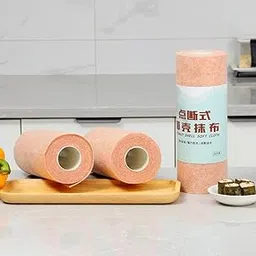 Tusig® Washable and Reusable Towel Wipe Paper Dish Cloth Cleaning Cloth,Coconut Oil Absorbing Paper Roll | Grease-Removing Kitchen Wipes-picture-23