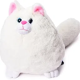 Webby Plush Cute and Adorable Fat Fluffy Glitter Eye Cat Soft Toys for Kids-picture-19
