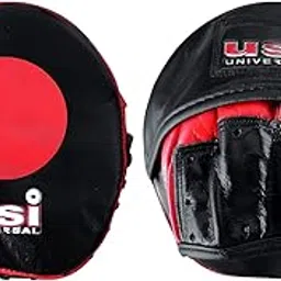 USI UNIVERSAL THE UNBEATABLE 627ET Leather Thai Focus Pads Curved Padded Pads for Boxing & Martial Arts Training Fitness Training Punching Focus Target Pads For Men & Women-picture-25