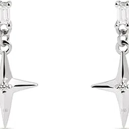 hot and bold Earrings With White Solitaire Swarovski Crystal Diamond Stylish Fashion Jewellery.-picture-21