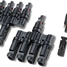 Parolex 4-in-1 Solar T Branch Connector Set, 1500V 50A for Parallel Solar Panel Wiring – Waterproof IP67 (With 1 MC-4)-image-54