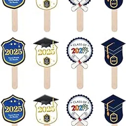 Graduation Fan Keepsake Graduating Friends Gifts for College Souvenirs Class 12pcs|Home & Garden|Wedding Supplies|Guest Books & Pens-picture-18