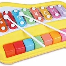 PANCHANI 2 in 1 Musical Xylophone and Mini Piano for Kids/Colorful Xylophone Music Set for Toddlers-image-12