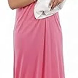 onekbhalo Women Cotton Printed Maternity Nursing & Feeding Relaxed Fit Nighty-picture-20