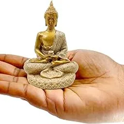 Gautam Buddha Idol for Home Decor – Lord Buddha Statue for Car Dashboard, Office, Living Room, Meditation & Gifting Showpiece | Peaceful Gift Item | Size 8.5cm-picture-21