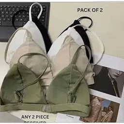 Seamless Padded Double Strap Bra Combo for Regular Daily Comfort-picture-45