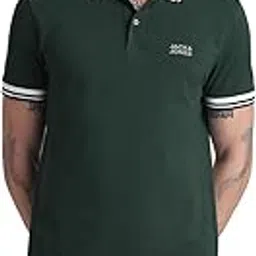 jack & jones Polo Collar Slim Fit Pure Cotton T-Shirt-picture-50