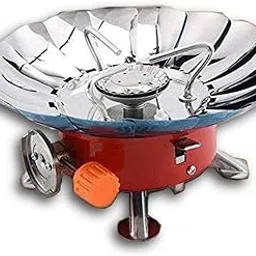 Styxon Ultra-light Small Volume Round Portable Camping Stoves Backpacking Stove with Piezo Ignition Stable Support Wind-Resistance Camp Stove for Outdoor Camping Hiking Cooking. image 1