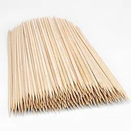 Bamboo Skewers | Barbeque Sticks | Frying Sticks Grill Sticks | BBQ Stick | Grilling Sticks | Baking Tools | Barbecue Skewers | Roast Sticks | (12inch)-image-0