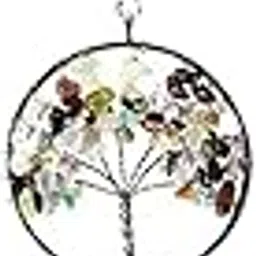 LOSA Handmade Suncatcher Crystal Ball Prisms Hanging Ornaments Colorful Tree-picture-19
