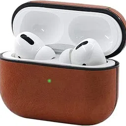 Alexvyan Leather Finish Matte Hard Protective Case Cover for Apple Airpod Pro Headphones (Tan - AirPod Pro)-picture-25