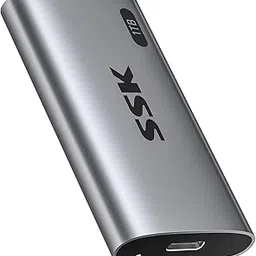 SSK 1TB SSD External Hard Drive, Portable SSD Up to 550MB/s Fast Solid State Drives, External Drive USB 3.2 Gen2 SSD for iPhone 15/Pro, Windows, Mac, Android with LED Light, Trim, Smart Supported-image-63