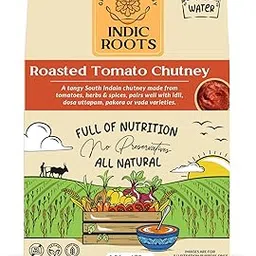 Indic Roots Roasted Tomato Chutney, Traditional Flavors Pantry, (30G), No MSG image 1