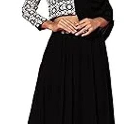 lymi label Fusion Wear For Women - Georgette Floral Embroidered Lehenga Skirt with Designed Sleeve Top-picture-42