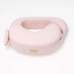 DTR Creation Pink Nursing Pillow for Mom & Baby | Breastfeeding & Bottle Feeding Support | Soft Plush Washable Cover | Adjustable Strap | Multipurpose U-Shape Cushion-image-92
