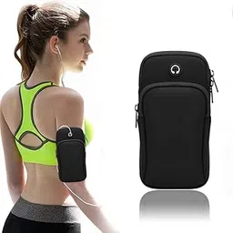 Placehap Sports Arm Phone Holder Armband Sleeve Workout Gear Pouch Case Bag for Apple All Smart Phones 6.1 Inch Screens and Under (Multicolour)-image-67