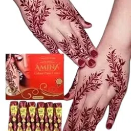 Red Colour Pasete Mehandi Cones Pack | SL_31-picture-18