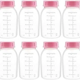 Maymom Breast Pump Bottles Compatible Pump in Style Advanced and Maymom Breastshields; 150mL, Collection and Storage; 100% Leak Proof; 8pc-picture-51