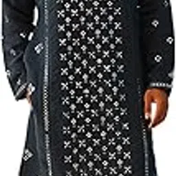 jompers Men's Embroidered & Sequin Cotton Blend Kurta Pyjama Sets.-picture-41