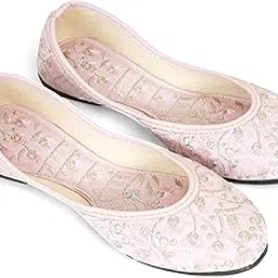 kalbellia Women Ethnic Stylish Embroidered Punjabi Trendy Design Juti for Women and Girls-picture-12