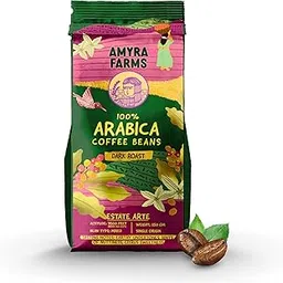 Amyra Farms Coffee Beans Roasted - 250 g Fresh Dark Roasted Arabica Coffee Beans | Single Origin | Specialty Whole Beans | Sun Dried-picture-33