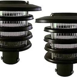 DENICRAAS Waterproof Outdoor Main Gate Light for Home Decorative Exterior/Outdoor - Pack of 2 (Black,Metal)-picture-14