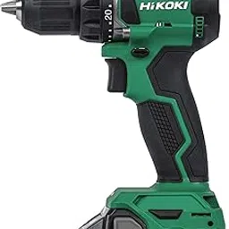 HIKOKI DS18DG - Cordless Driver Drill, 18V With 13mm Keyless Drill Chuck, Brushless Motor, 2 Speed Gear, 60 Nm Tightening Torque, Built-In Led Light, 1.5 Kg, 2 Batteries, Charger & Carry Case Included-picture-40