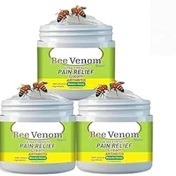Bee Venom Cream Original, Bee Venom Pain Relief Cream For Strong Ayurvedic Joint Pain Relief Oil, Knee Pain, Neck Pain, Back Pain, Shoulder Pain (300gm) Pack Of 3-picture-16