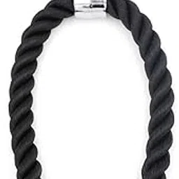 Heavy Duty Triceps Rope - 27 Inch Rope Length Nylon Tricep Rope Cable Attachment with Stainless Steel Spring Snap Hook Carabiner for Gym & Home-picture-18