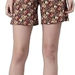 rupa Colors Playsure Printed Shorts for Women, Leisurewear, Floral Printed Shorts, Loungewear, Base Color Remain Same, Print May Vary-picture-29