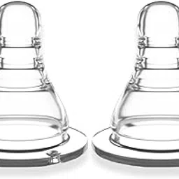 THE LITTLE LOOKERS Anti-Colic Easy Flo Silicone Bottle Nipples/Teats for Narrow Neck Feeding Bottle Nipples (Pack of 2)-picture-62