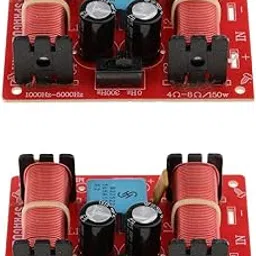 UJEAVETTE 2 Pieces 3 Way Speaker Crossover Audio Filter Frequency Divider for Car Home-picture-29