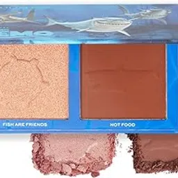 Disney Pixar’s Finding Nemo x Revolution Fish Are Friends Bronzer and Highlighter Palette | A duo of bronzer & highlighter | Super easy to apply |Multi purpose, perfect to sculpt | 9gm image 1