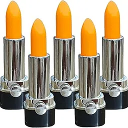LUIPUI Long Lasting Super Natural Pink Color Changing Lipstick, Orange, (Pack of 3)-picture-18